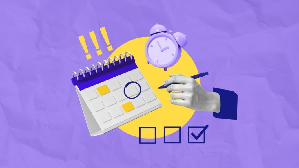 カレンダーと目覚まし