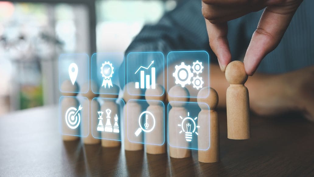 ツールを選定している様子