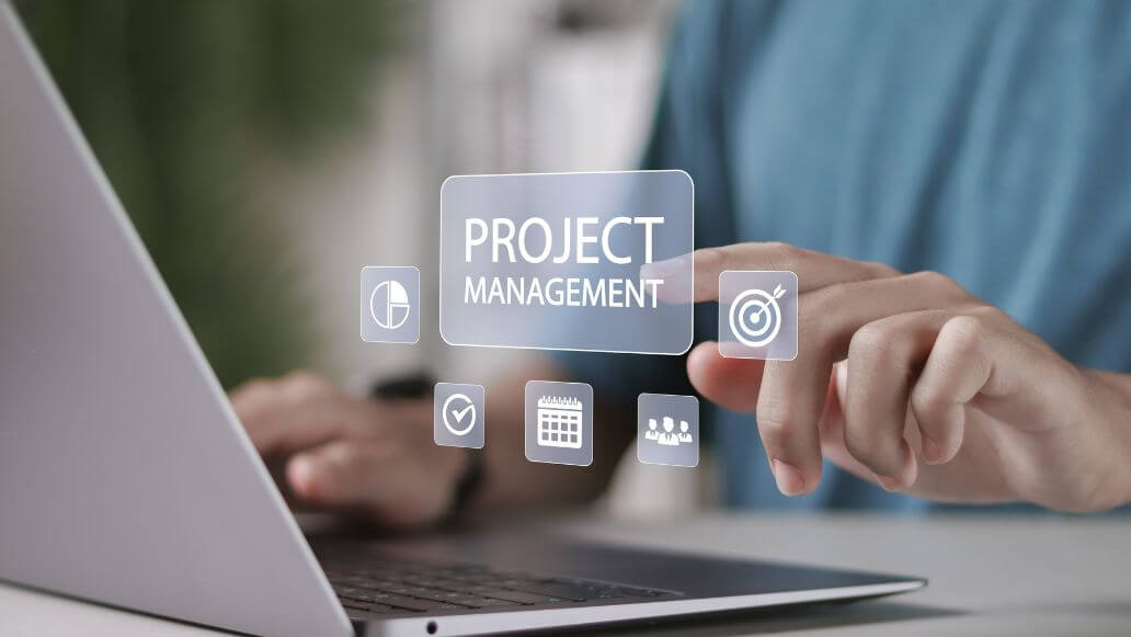 PCを操作する人