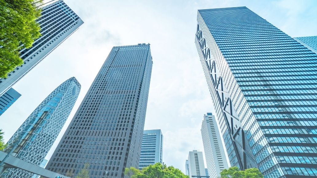 たくさんのビル