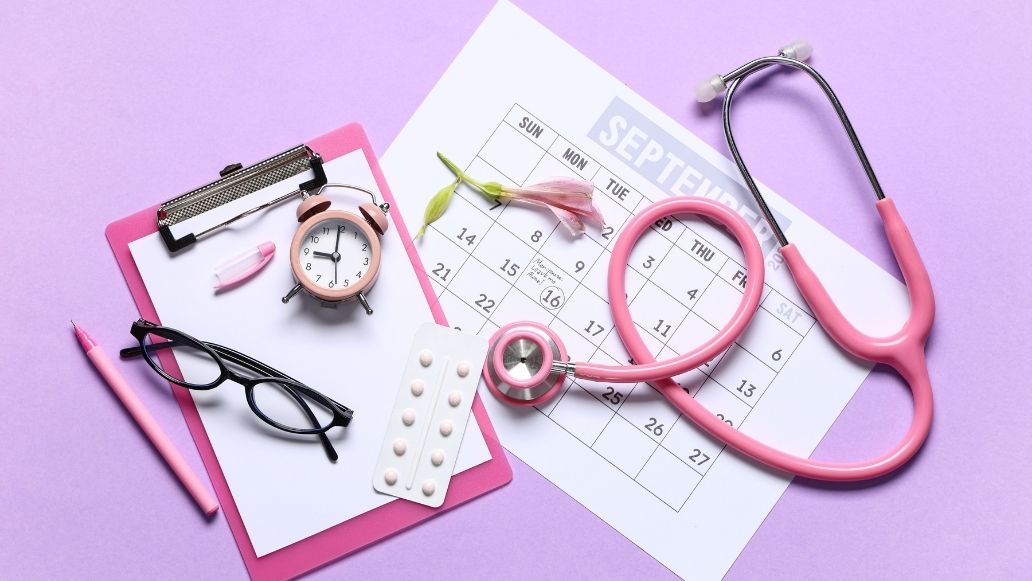 カレンダーと聴診器