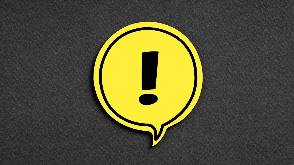 注意の吹き出し