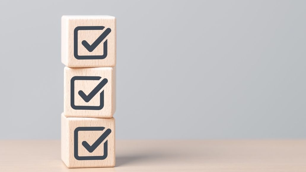 三つのチェックボックス