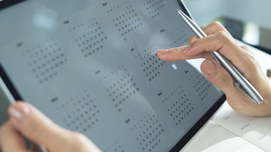 スケジュールを確認する