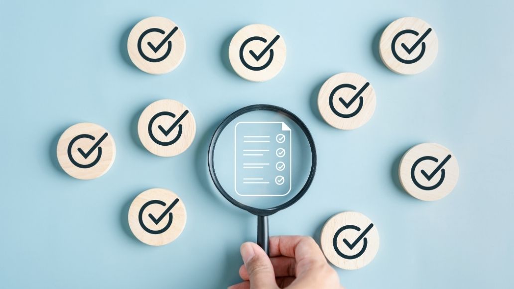 チェックボックスと虫眼鏡