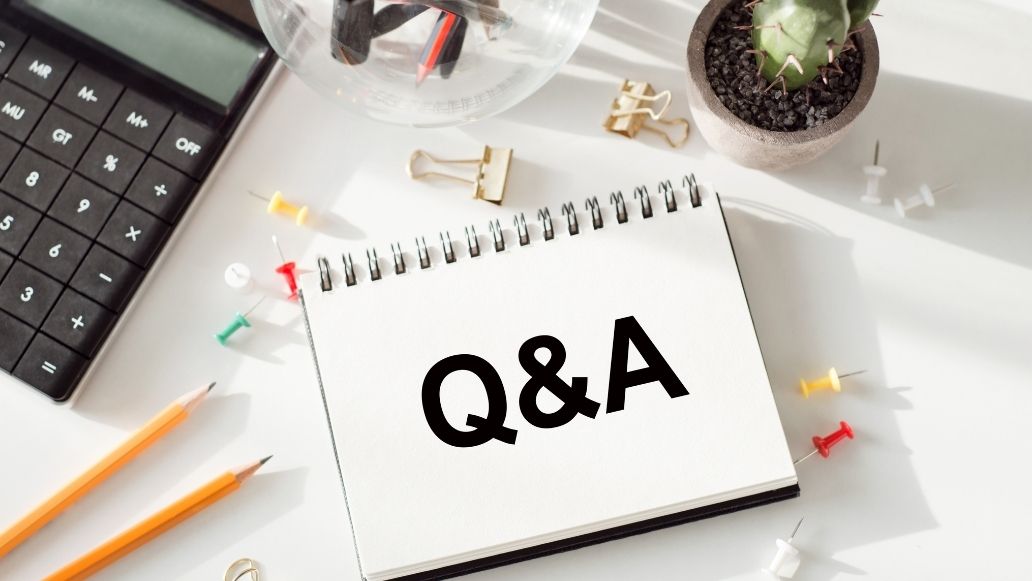 Q&Aのノートと文房具