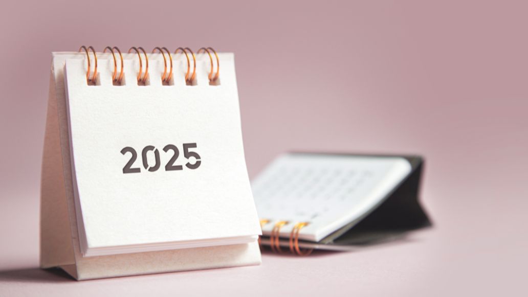 2025年のカレンダー