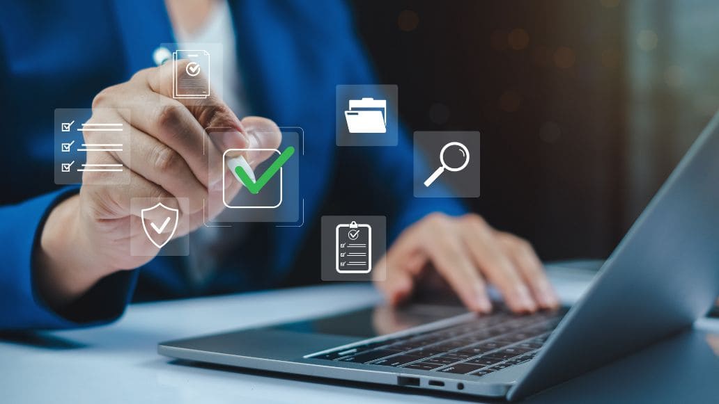 電子データとチェックボックス